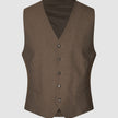 Essential Vest Saddle Brown Melange