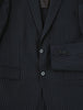 Essential Blazer Slim Navy Pinstripe