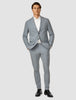 Essential Suit Pants Slim Light Blue Melange