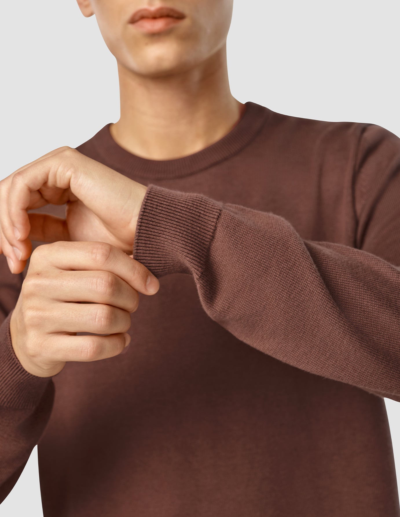 Everyday Knit Crewneck Espresso