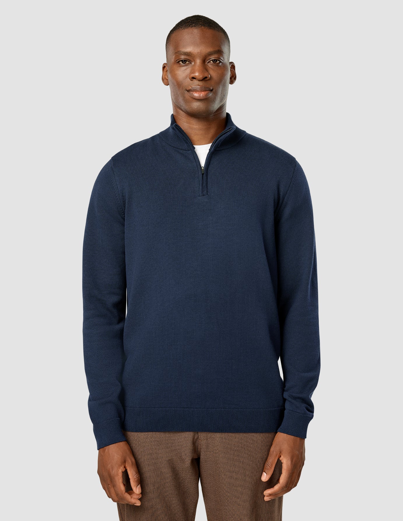 Everyday Knit Half Zip Navy