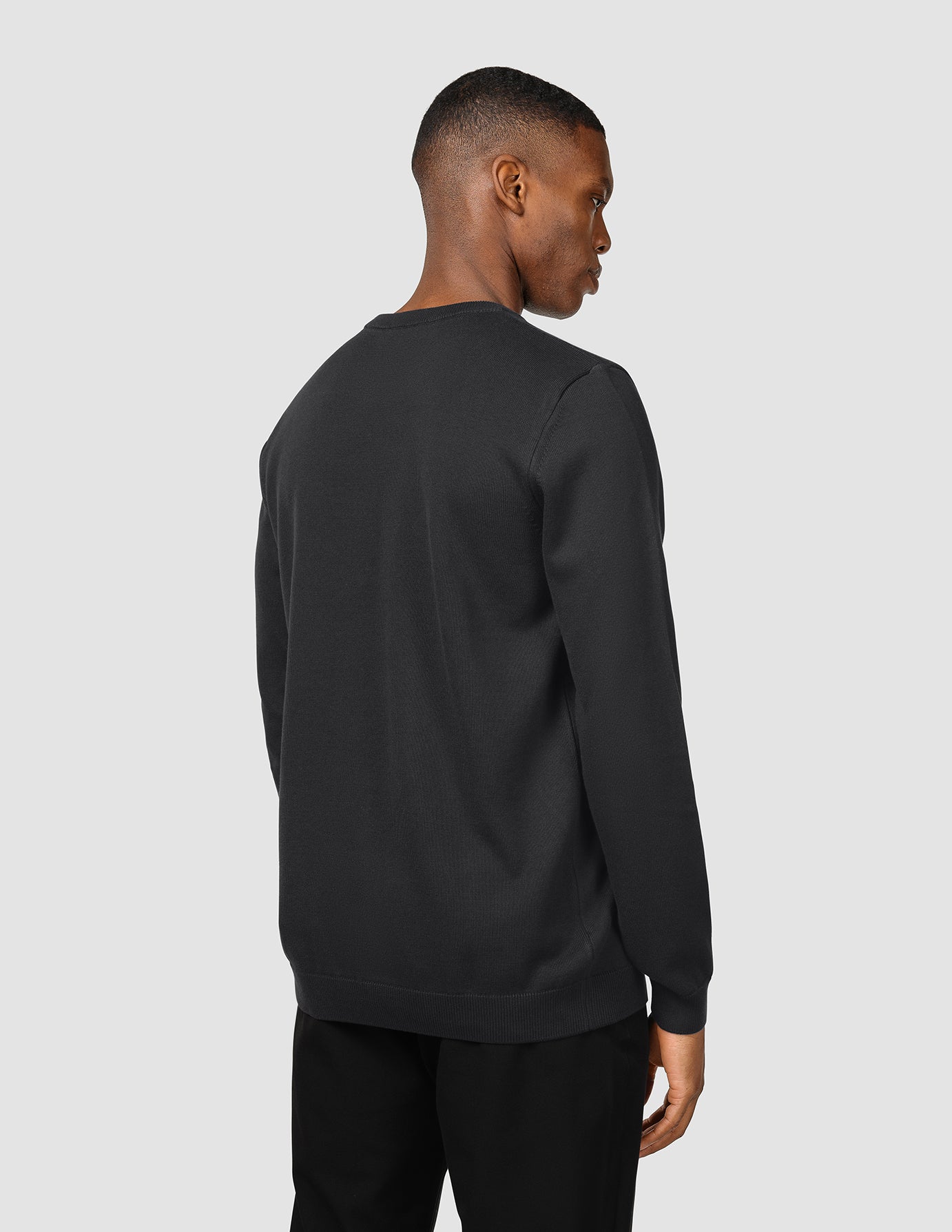 Everyday Knit Crewneck Black