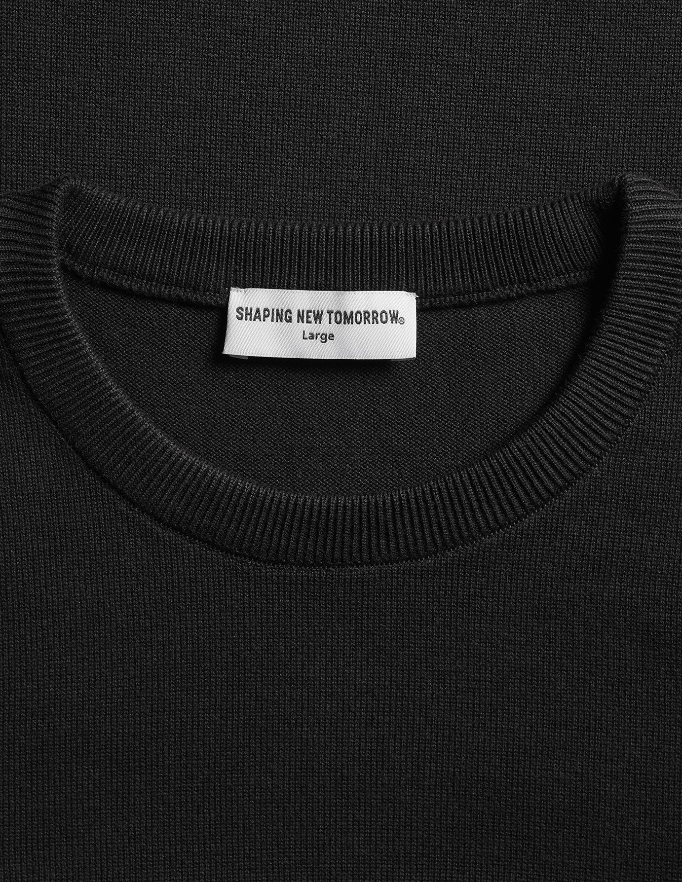 Everyday Knit Crewneck Black