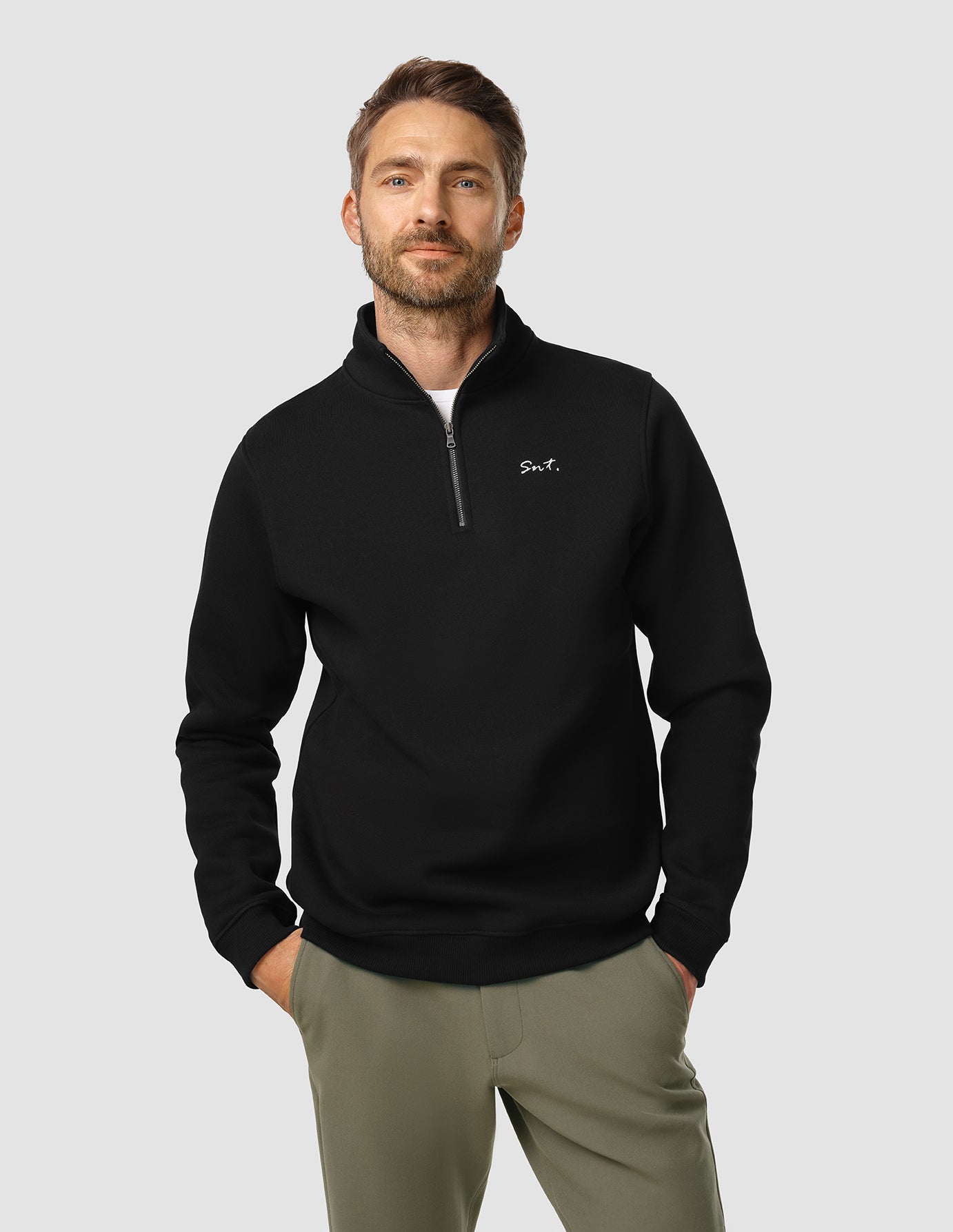 Everyday Half Zip Black