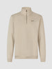 Everyday Half Zip Wooden Beige