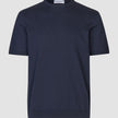 Everyday Knit Box Fit T-shirt Navy