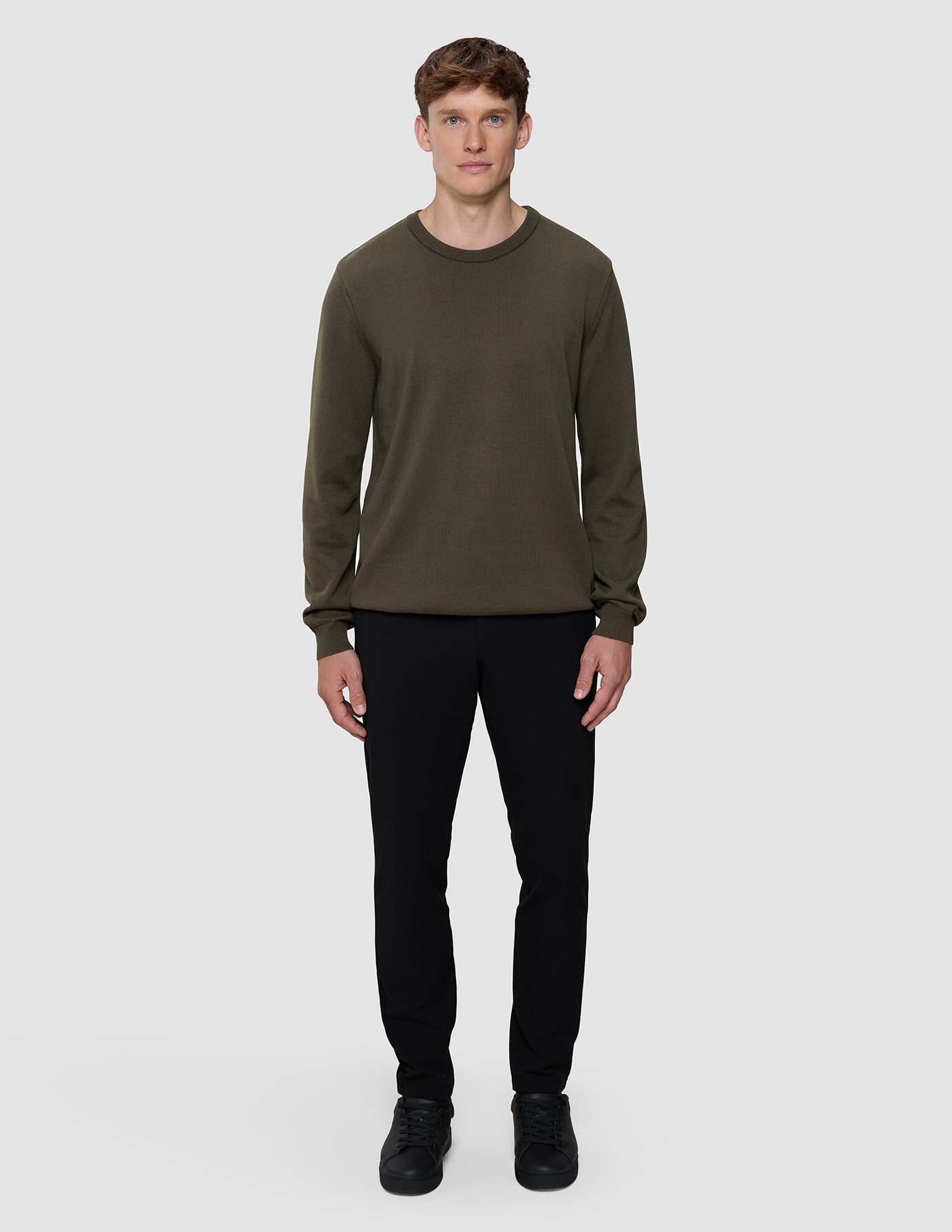 Everyday Knit Crewneck Nightfall Green