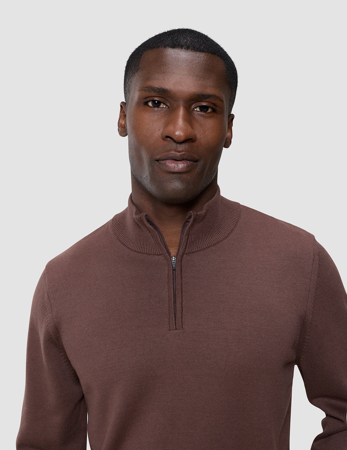 Everyday Knit Half Zip Espresso