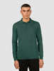 Everyday Knit Long Sleeve Polo Shadow Green