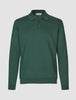 Everyday Knit Long Sleeve Polo Shadow Green