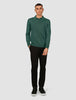 Everyday Knit Long Sleeve Polo Shadow Green