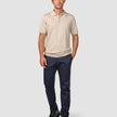 Everyday Knit Short Sleeve Polo Birchwood