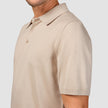 Everyday Knit Short Sleeve Polo Birchwood