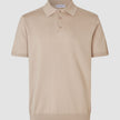 Everyday Knit Short Sleeve Polo Birchwood