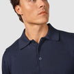 Everyday Knit Short Sleeve Polo Navy