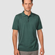 Everyday Knit Short Sleeve Polo Shadow Green