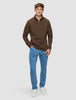 Everyday Half Zip Saddle Brown