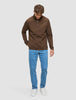 Everyday Half Zip Saddle Brown