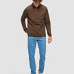 Everyday Half Zip Saddle Brown