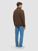 Everyday Half Zip Saddle Brown