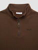 Everyday Half Zip Saddle Brown