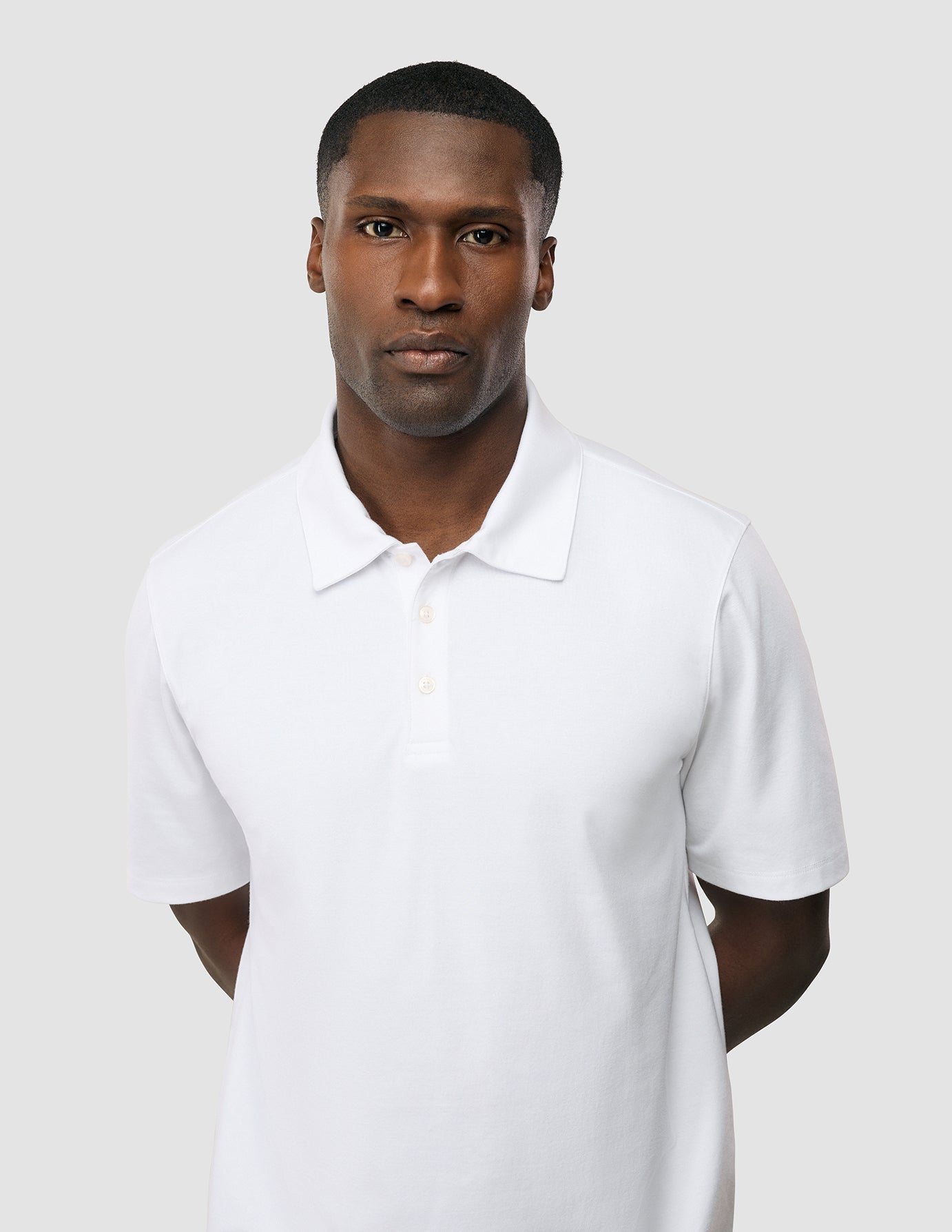 Evolve Pique Polo White