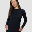 Fine Knit Crewneck Black
