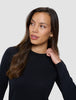 Fine Knit Crewneck Black