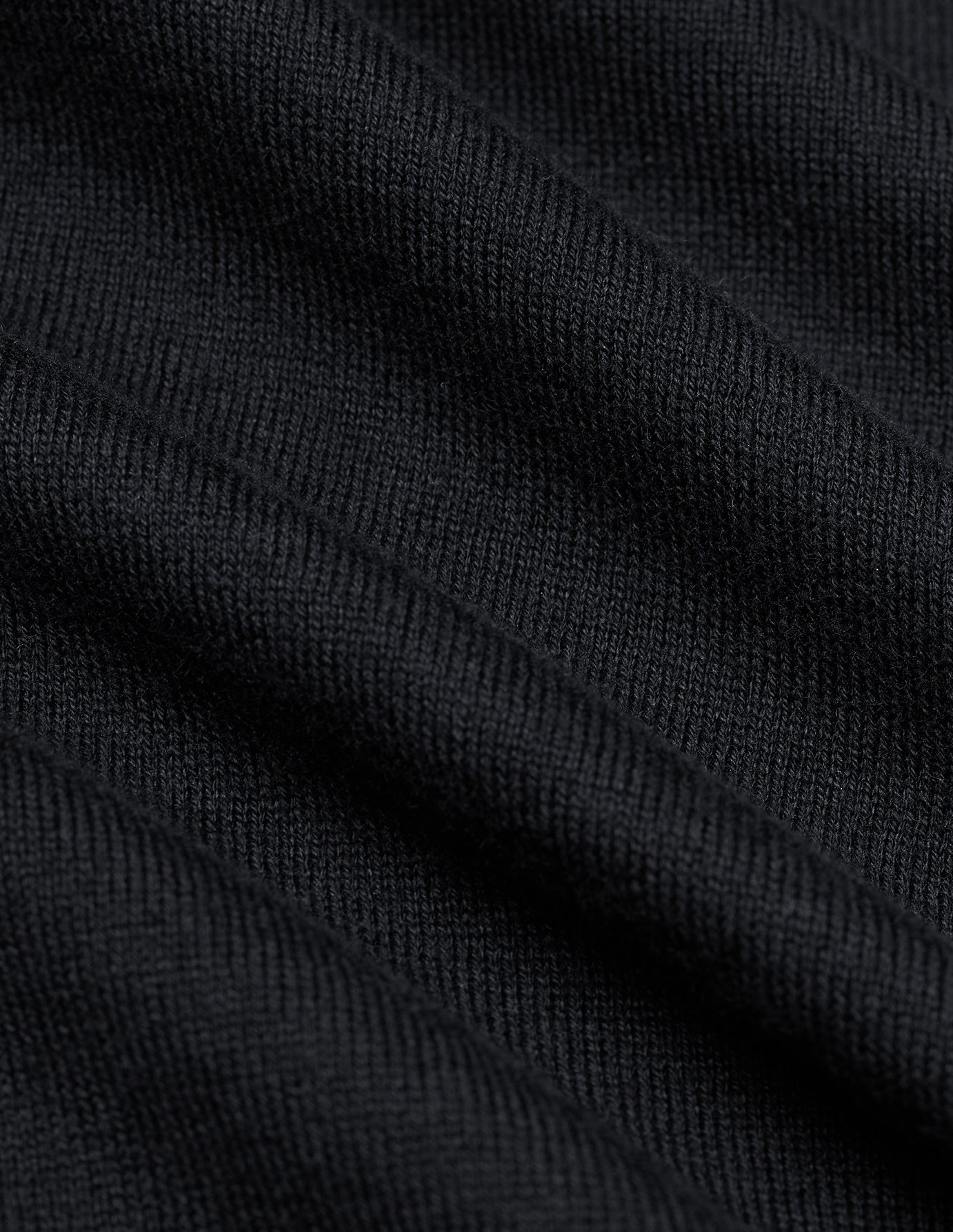Fine Knit Crewneck Black