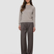 Fine Knit Crewneck Dark Sand