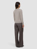 Fine Knit Crewneck Dark Sand