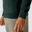 Fine Knit Crewneck Forest Green Molinaire