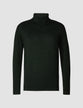 Fine Knit Turtleneck Forest Green Molinaire