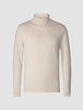 Fine Knit Turtleneck Off White