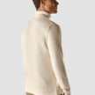 Fine Knit Turtleneck Off White