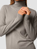 Fine Knit Turtleneck Dark Sand