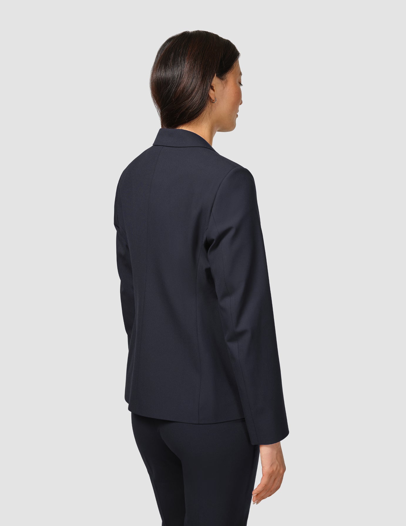 Essential Fitted Blazer Midnight Blue