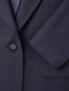 Essential Fitted Blazer Midnight Blue