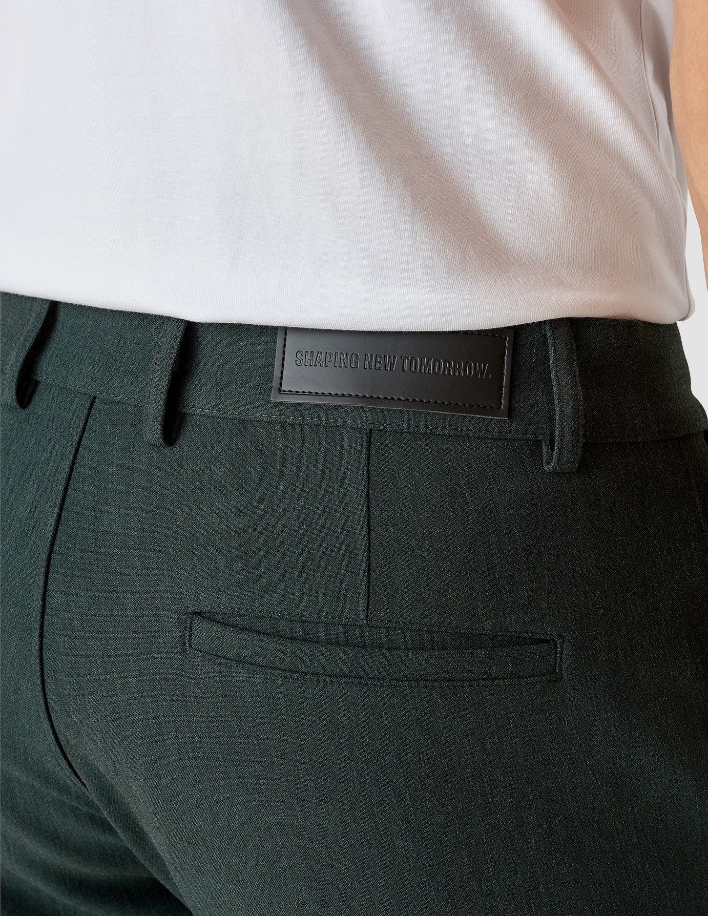 Heavy Edition Pants Regular Deep Green Melange 2.0