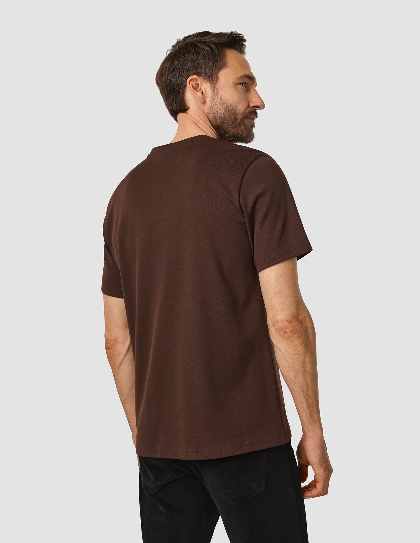 Heavy Box Fit Tshirt Espresso SHAPING NEW TOMORROW