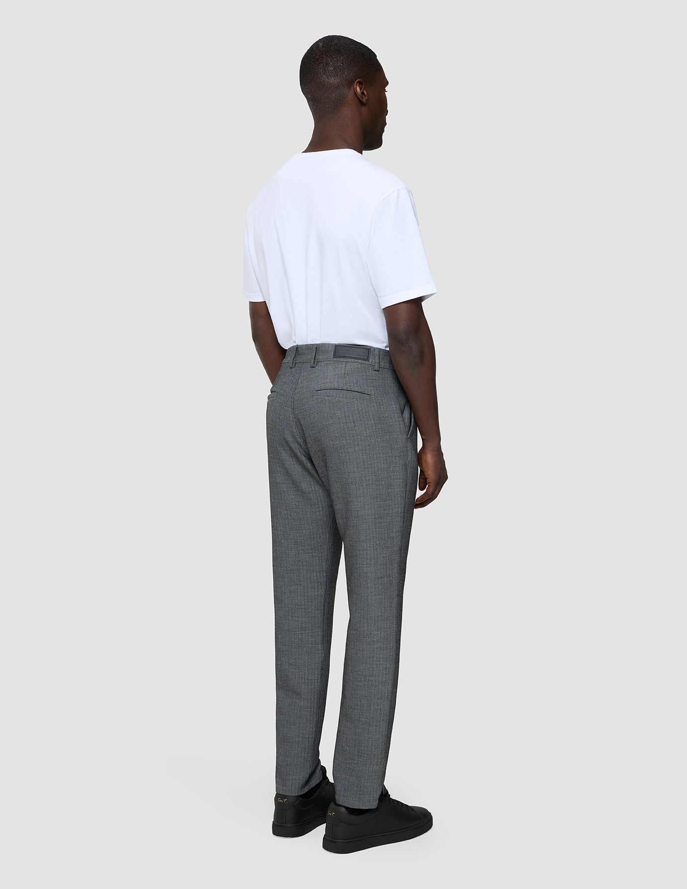 Heavy Edition Pants Slim Grey Herringbone 2.0