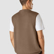 Heavy Knit Vest Mocha