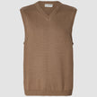 Heavy Knit Vest Mocha