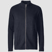 Heavy Knit Full Zip Dark Navy