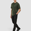 Heavy Box Fit T-shirt Green Night