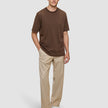 Heavy Box Fit T-shirt Saddle Brown