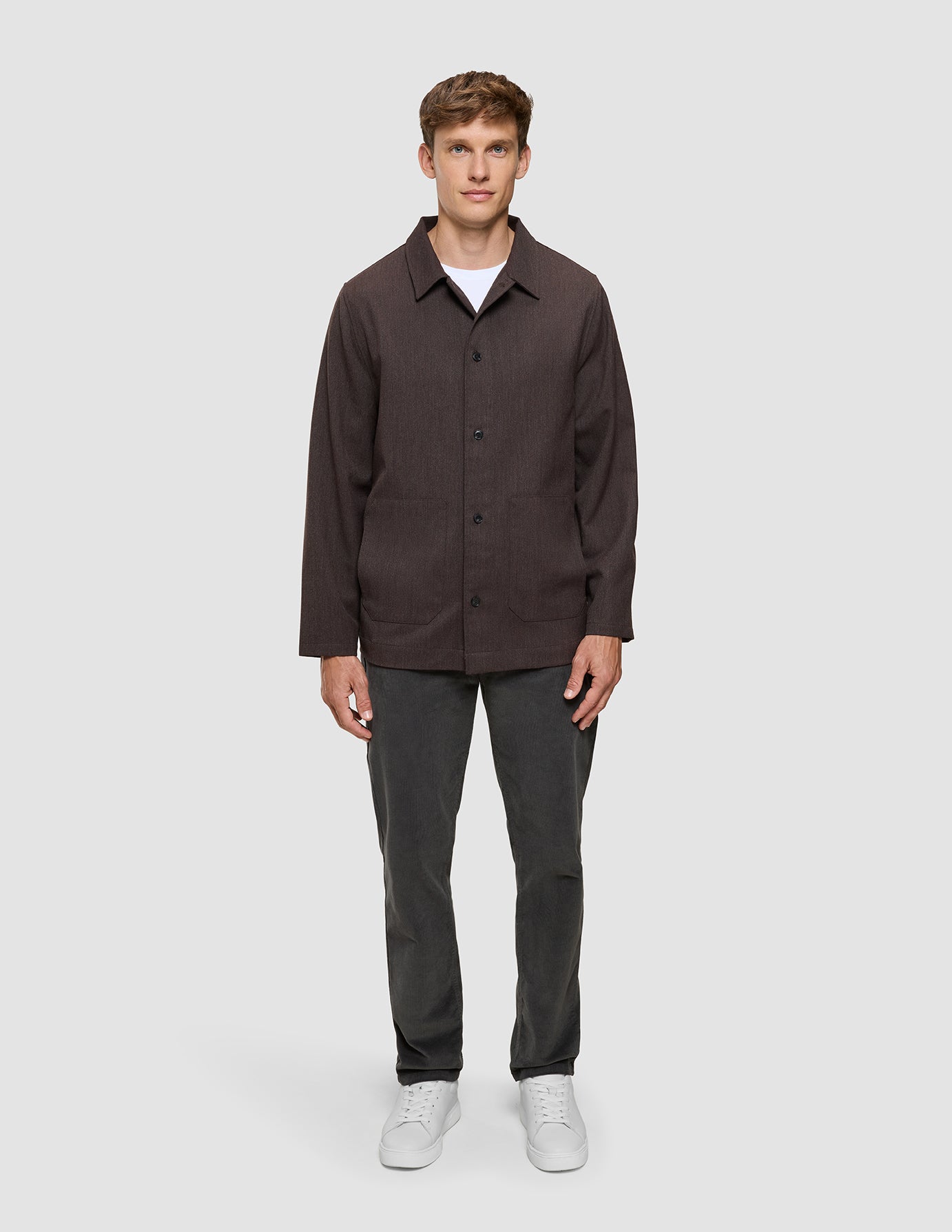 Heritage Overshirt Ash Brown