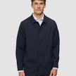 Heritage Overshirt Dark Navy Pinstripe