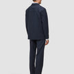 Heritage Overshirt Dark Navy Pinstripe