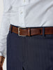 Leather Belt Dark Brown